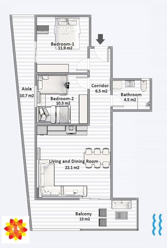 Sea And City View Apartment Sarandë Exteriér fotografie